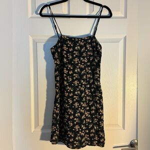 American Eagle floral mini dress with tie back
